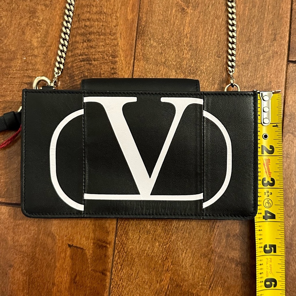 Valentino Garavani VLogo WOC Wallet on a Chain Crossbody Purse Wristlet Clutch - Picture 13 of 16